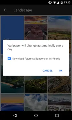 Google Wallpaper Picker android App screenshot 1